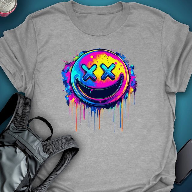 Triptees T-shirt Emoji Smiley XX graphic T-shirt – Festival clothing by Triptees