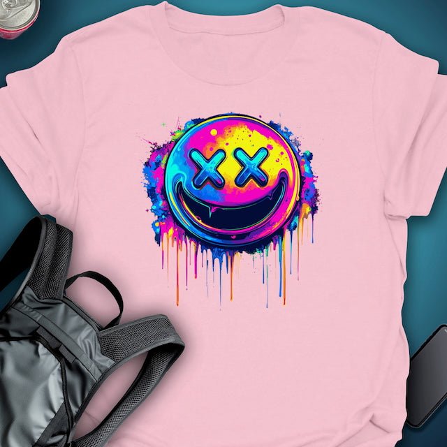 Triptees T-shirt Emoji Smiley XX graphic T-shirt – Festival clothing by Triptees