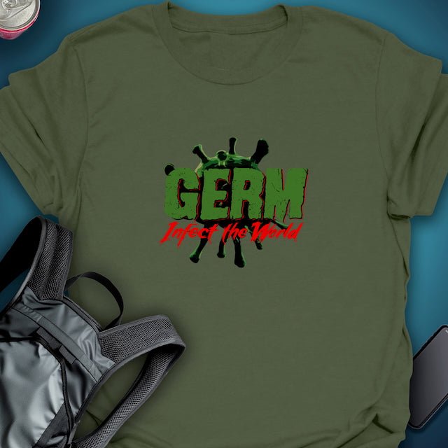 Triptees T-shirt Germ Infect graphic T-shirt – Festival clothing by Triptees