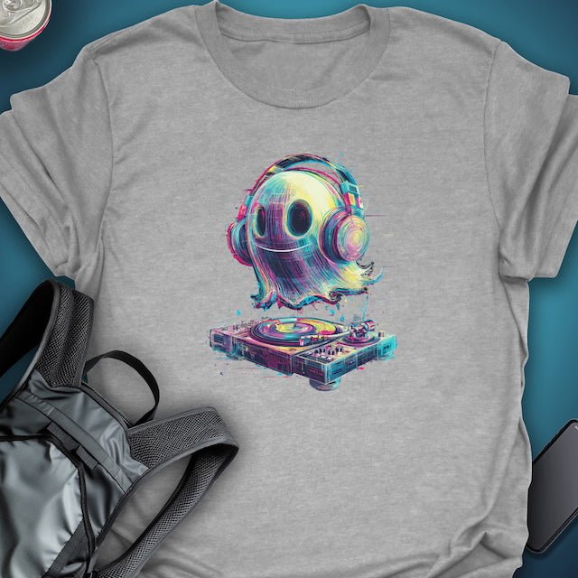 Triptees T-shirt Glitch DJ Ghost graphic T-shirt – Festival clothing by Triptees
