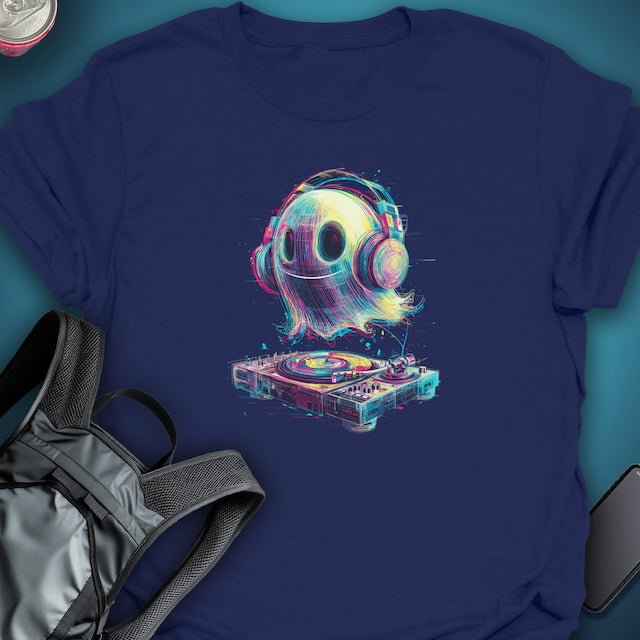 Triptees T-shirt Glitch DJ Ghost graphic T-shirt – Festival clothing by Triptees