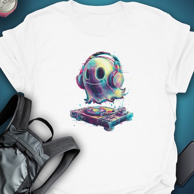 Triptees T-shirt Glitch DJ Ghost graphic T-shirt – Festival clothing by Triptees