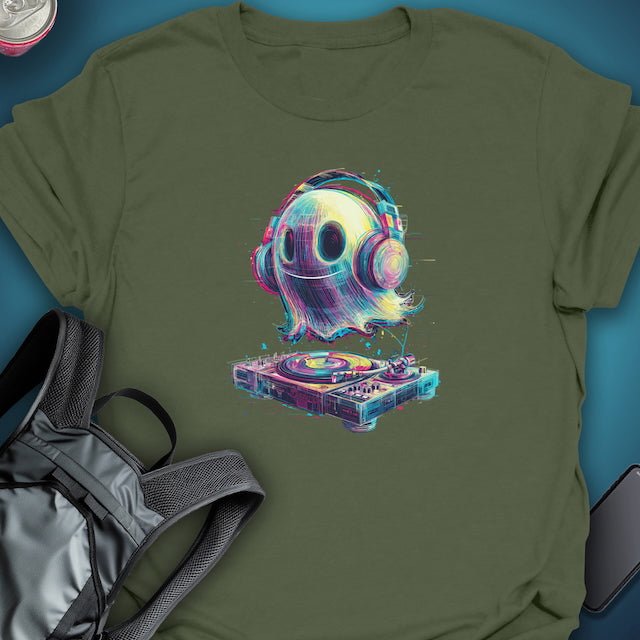 Triptees T-shirt Glitch DJ Ghost graphic T-shirt – Festival clothing by Triptees