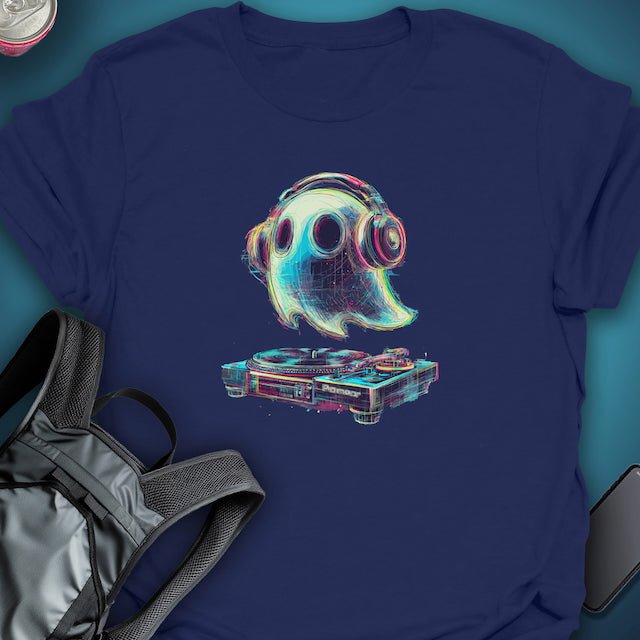 Triptees T-shirt Glitch Ghost DJ graphic T-shirt – Festival clothing by Triptees