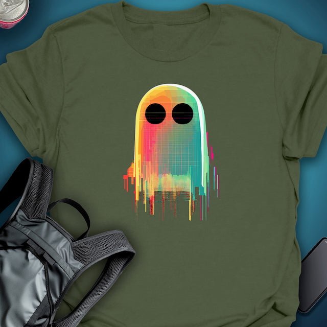 Triptees T-shirt Glitch Ghost OG graphic T-shirt – Festival clothing by Triptees