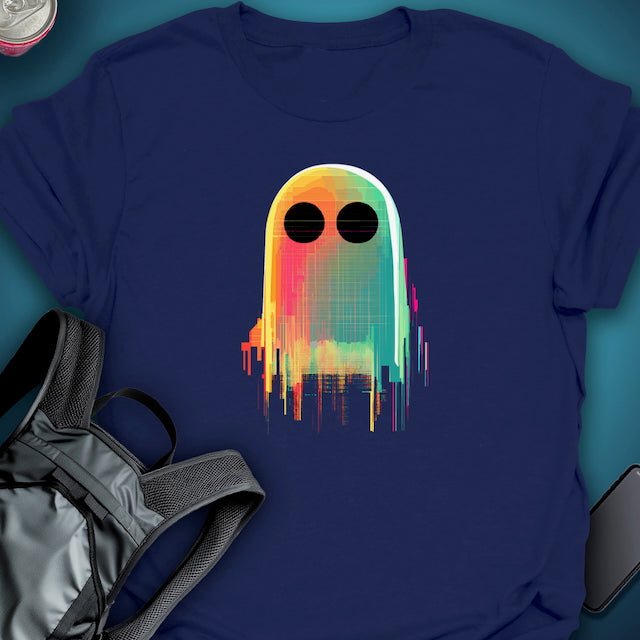 Triptees T-shirt Glitch Ghost OG graphic T-shirt – Festival clothing by Triptees