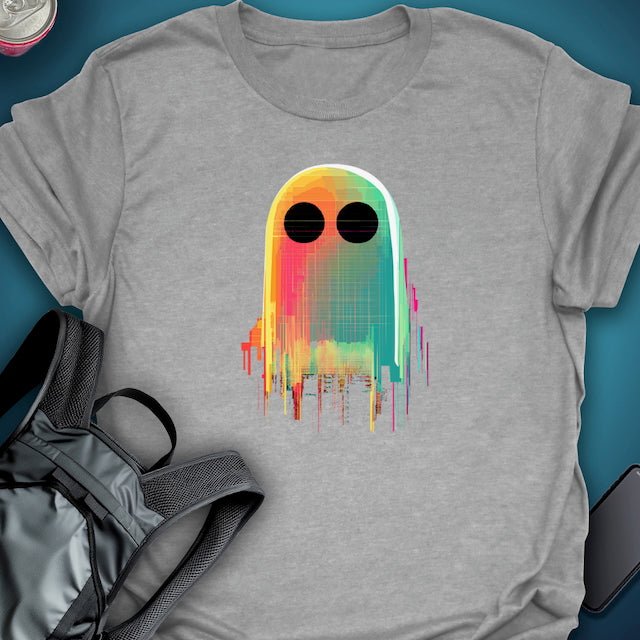 Triptees T-shirt Glitch Ghost OG graphic T-shirt – Festival clothing by Triptees
