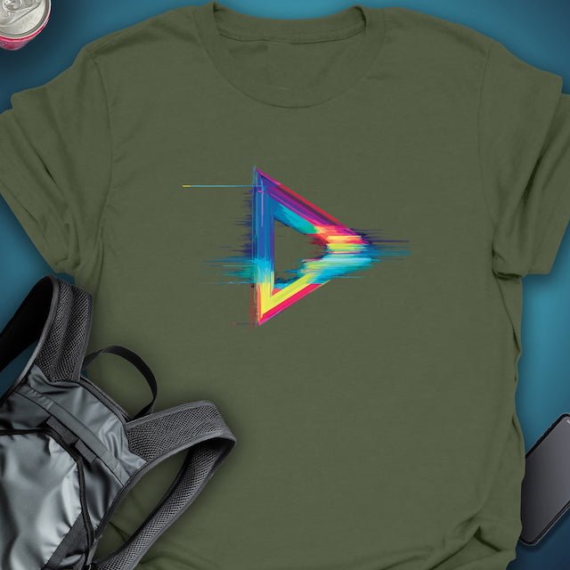 Triptees T-shirt Glitch Play graphic T-shirt – Festival clothing by Triptees