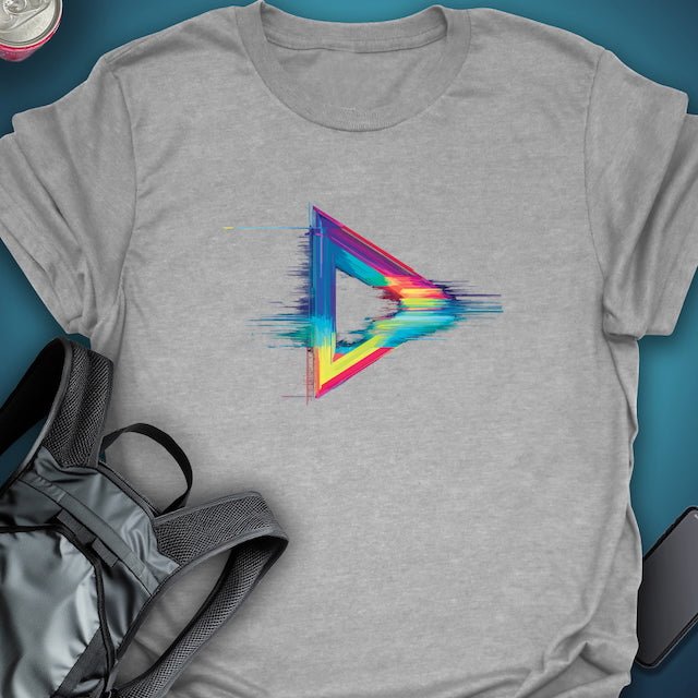 Triptees T-shirt Glitch Play graphic T-shirt – Festival clothing by Triptees