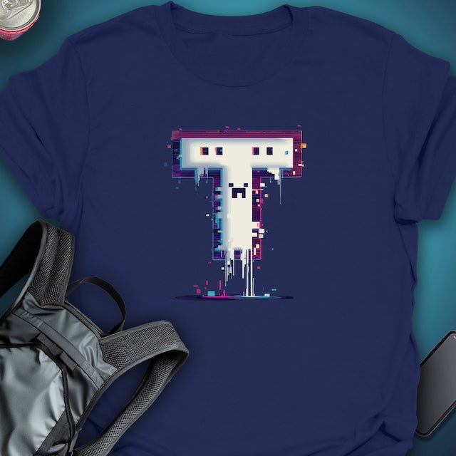 Triptees T-shirt Glitchcore T graphic T-shirt β Festival clothing by Triptees