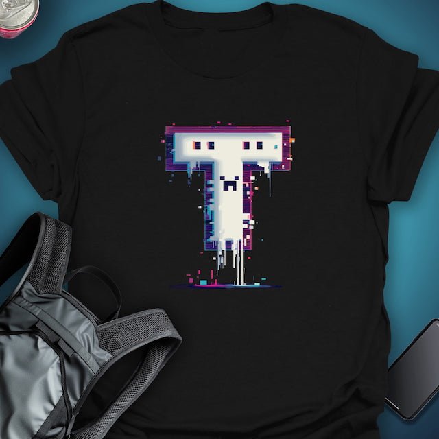 Triptees T-shirt Glitchcore T graphic T-shirt β Festival clothing by Triptees