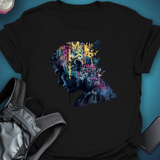 TripTees T-Shirt Graffiti Soul graphic T-shirt – Festival clothing by Triptees