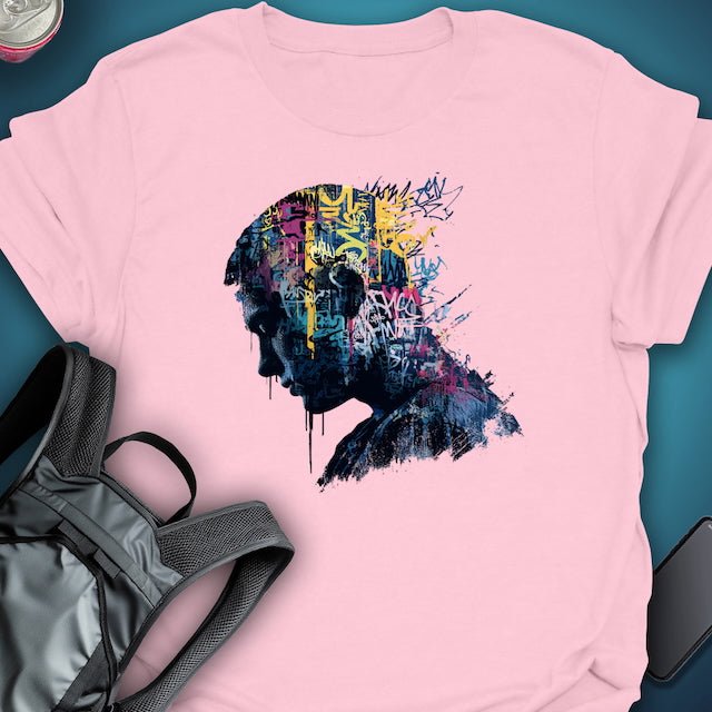 TripTees T-Shirt Graffiti Soul graphic T-shirt – Festival clothing by Triptees