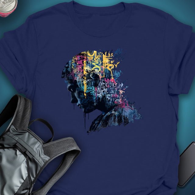 TripTees T-Shirt Graffiti Soul graphic T-shirt – Festival clothing by Triptees