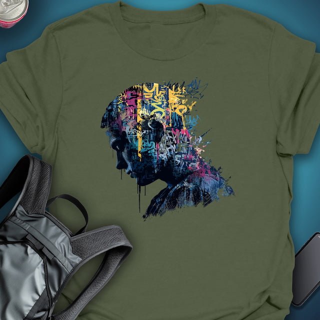 TripTees T-Shirt Graffiti Soul graphic T-shirt – Festival clothing by Triptees