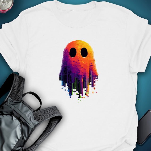 TripTees T-Shirt Haunted Glitch graphic T-shirt – Festival clothing by Triptees