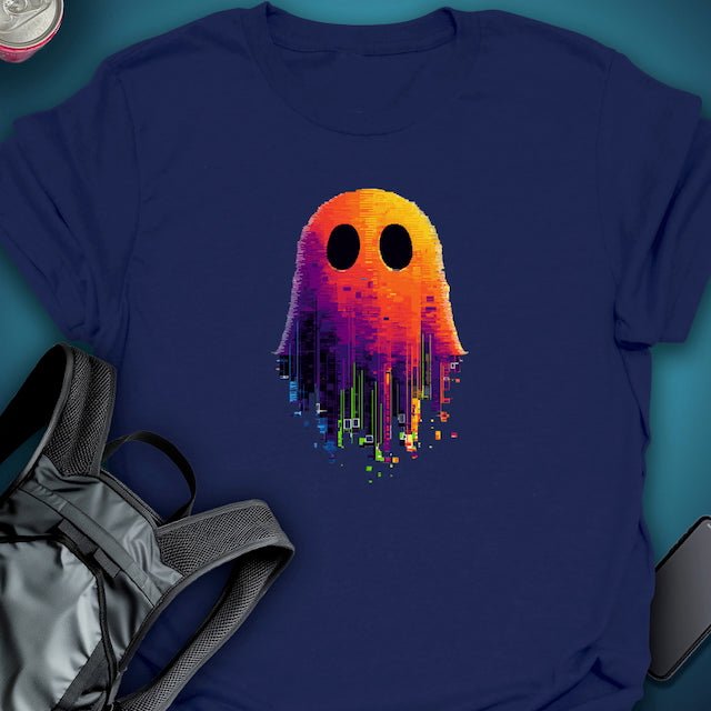 TripTees T-Shirt Haunted Glitch graphic T-shirt – Festival clothing by Triptees