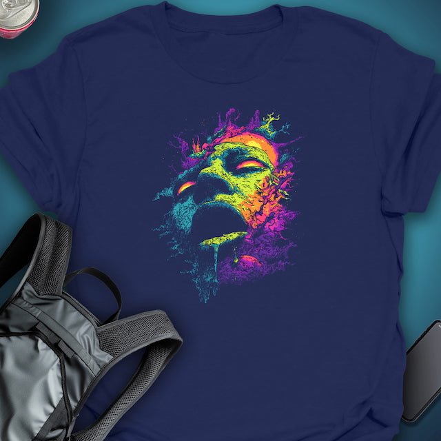Triptees T-shirt Melted Mindscape graphic T-shirt – Festival clothing by Triptees