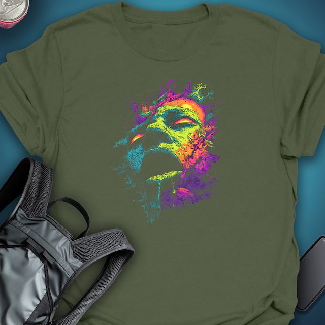 Triptees T-shirt Melted Mindscape graphic T-shirt – Festival clothing by Triptees