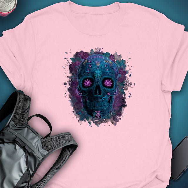 TripTees T-Shirt Midnight Calavera graphic T-shirt – Festival clothing by Triptees