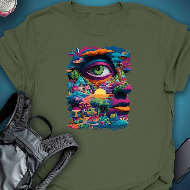 Triptees T-shirt Mindscape graphic T-shirt – Festival clothing by Triptees