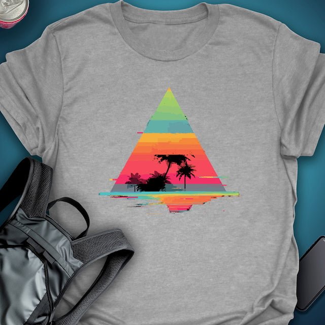 TripTees T-Shirt Neon Mirage graphic T-shirt β Festival clothing by Triptees