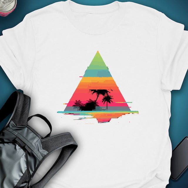 TripTees T-Shirt Neon Mirage graphic T-shirt – Festival clothing by Triptees