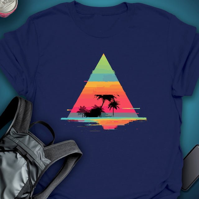 TripTees T-Shirt Neon Mirage graphic T-shirt β Festival clothing by Triptees