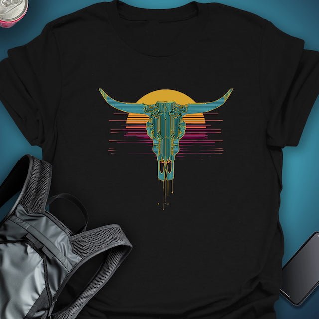 Triptees T-shirt Neon Stampede graphic T-shirt – Festival clothing by Triptees