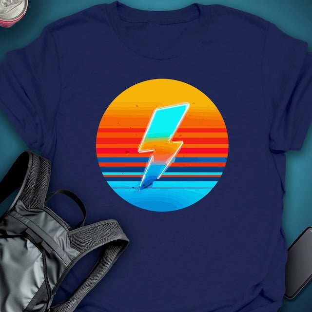 Triptees T-shirt Neon Voltage graphic T-shirt – Festival clothing by Triptees