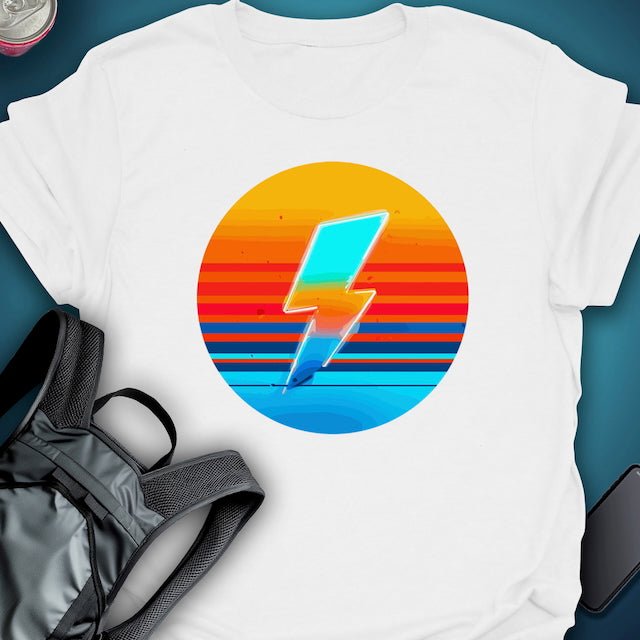 Triptees T-shirt Neon Voltage graphic T-shirt – Festival clothing by Triptees