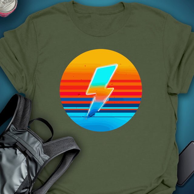 Triptees T-shirt Neon Voltage graphic T-shirt – Festival clothing by Triptees
