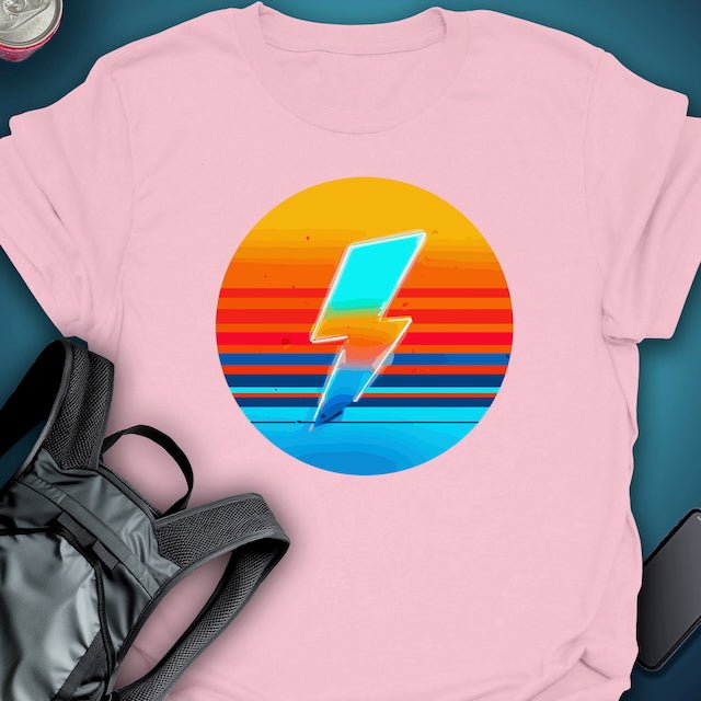 Triptees T-shirt Neon Voltage graphic T-shirt – Festival clothing by Triptees