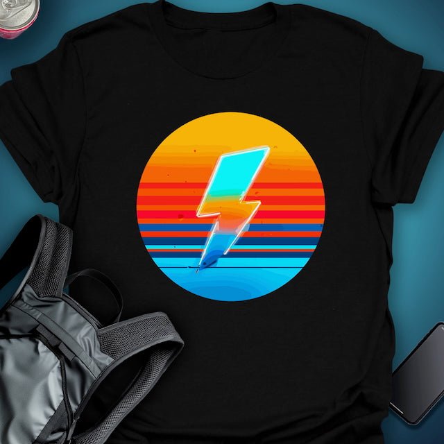 Triptees T-shirt Neon Voltage graphic T-shirt – Festival clothing by Triptees