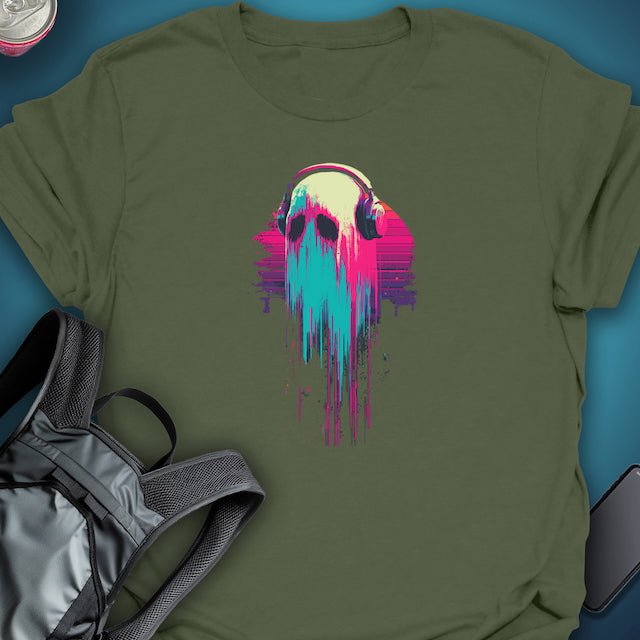 TripTees T-Shirt Phantom Beats graphic T-shirt – Festival clothing by Triptees