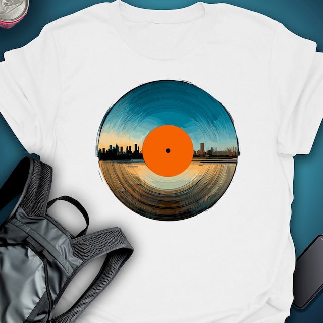 Triptees T-shirt Sunset Vinyl graphic T-shirt – Festival clothing by Triptees