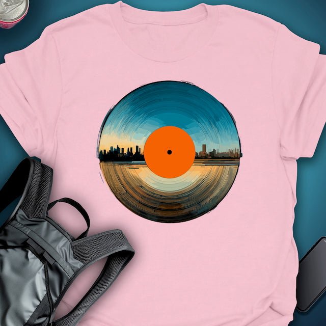 Triptees T-shirt Sunset Vinyl graphic T-shirt – Festival clothing by Triptees