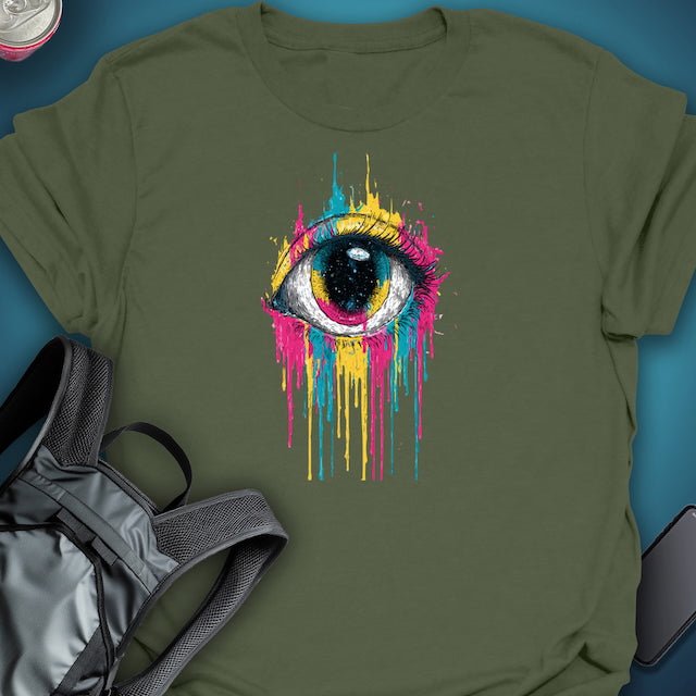 Triptees T-shirt The Eye, The Ever Seeing Eye graphic T-shirt – Festival clothing by Triptees