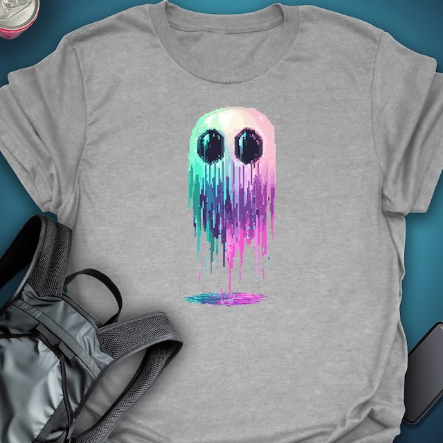 Triptees T-shirt Vox Glitch Ghost graphic T-shirt – Festival clothing by Triptees