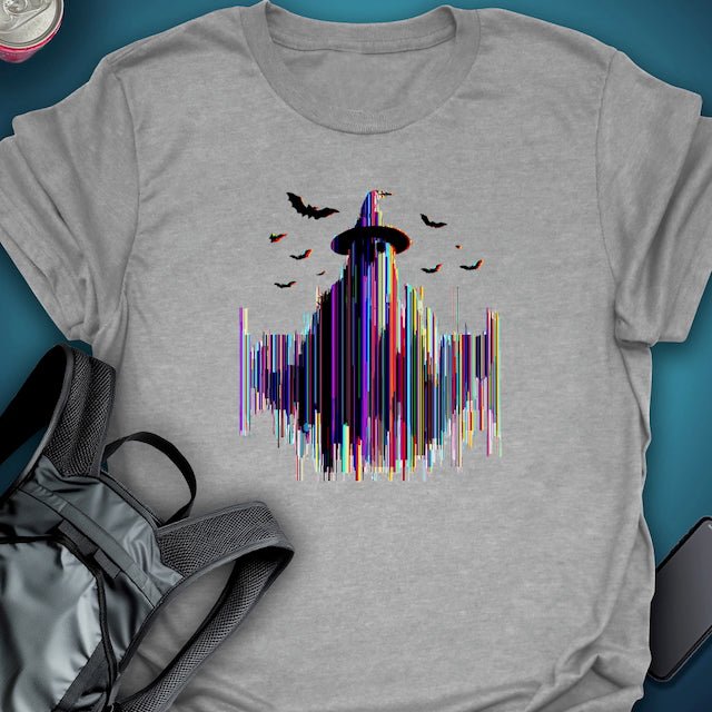 TripTees T-Shirt Witching Glitch graphic T-shirt – Festival clothing by Triptees