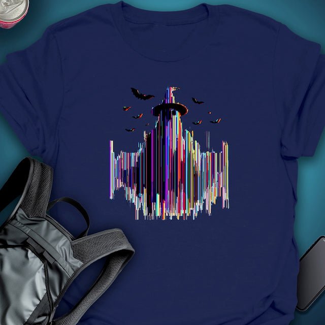 TripTees T-Shirt Witching Glitch graphic T-shirt – Festival clothing by Triptees