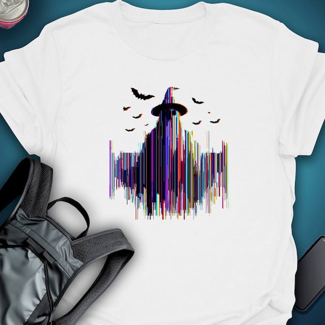 TripTees T-Shirt Witching Glitch graphic T-shirt – Festival clothing by Triptees