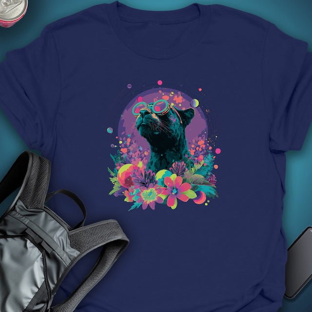 Vibe Panther graphic T-shirt – Festival clothing by Triptees