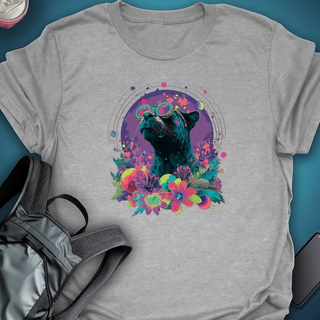 Vibe Panther graphic T-shirt – Festival clothing by Triptees