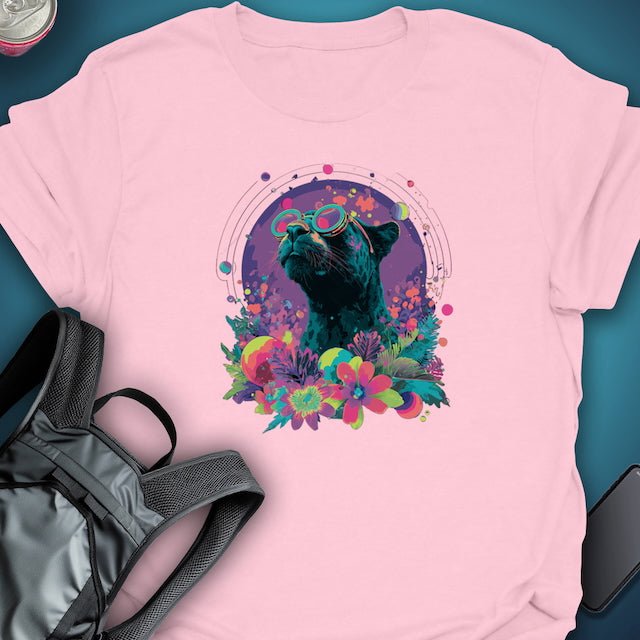Vibe Panther graphic T-shirt – Festival clothing by Triptees