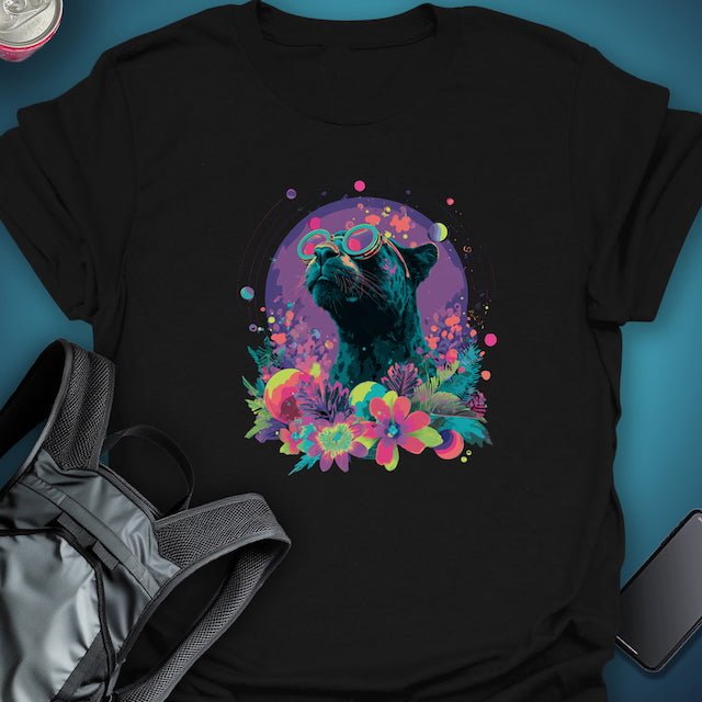 Vibe Panther graphic T-shirt – Festival clothing by Triptees