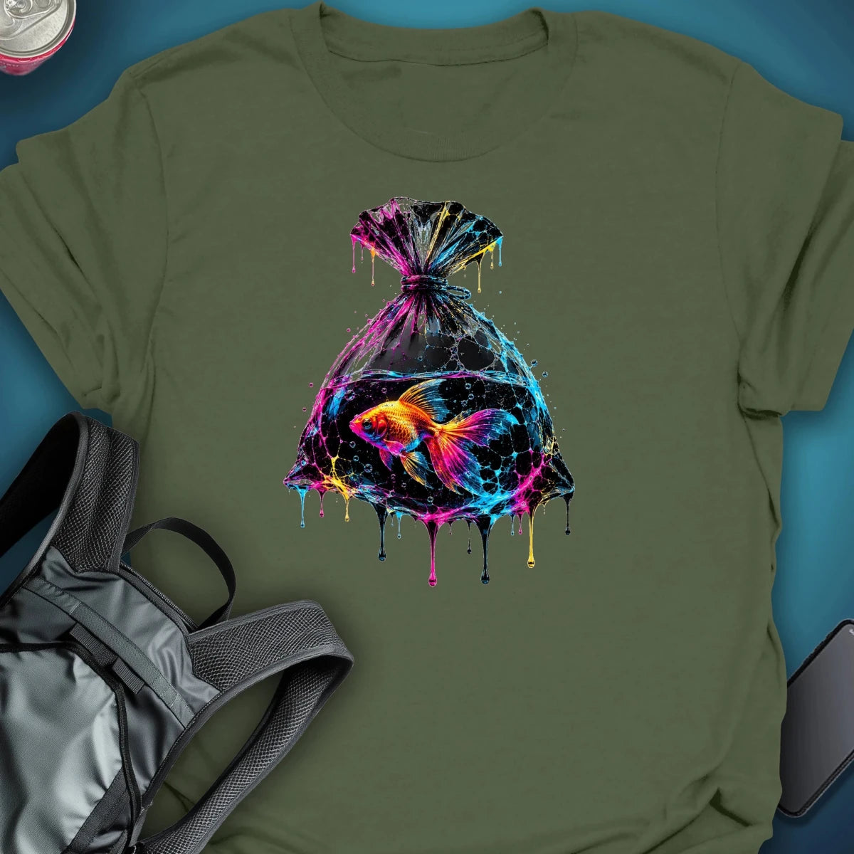 Bagged Goldie Graphic T-shirt graphic T-shirt – Festival clothing by Triptees
