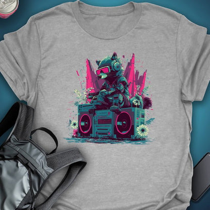 Bass Raider graphic T-shirt – Festival clothing by Triptees