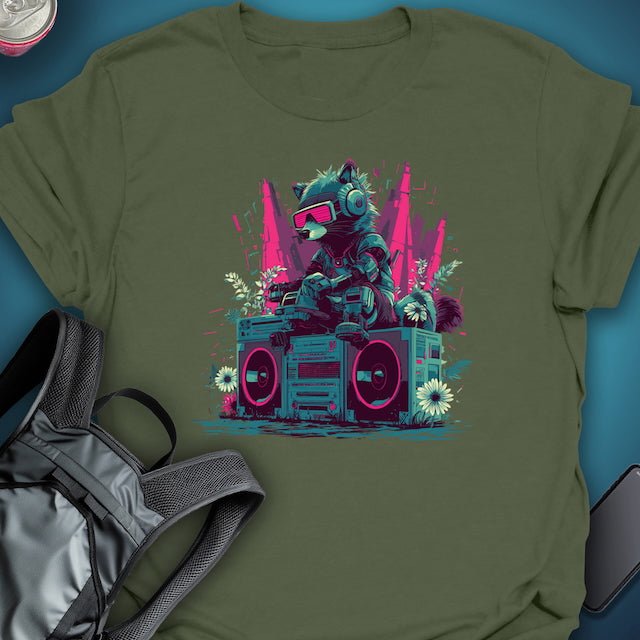 Bass Raider graphic T-shirt – Festival clothing by Triptees