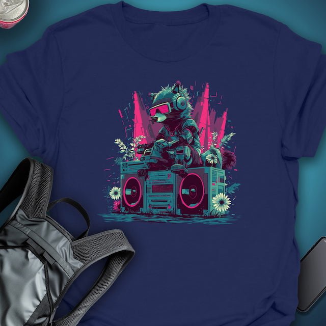 Bass Raider graphic T-shirt – Festival clothing by Triptees